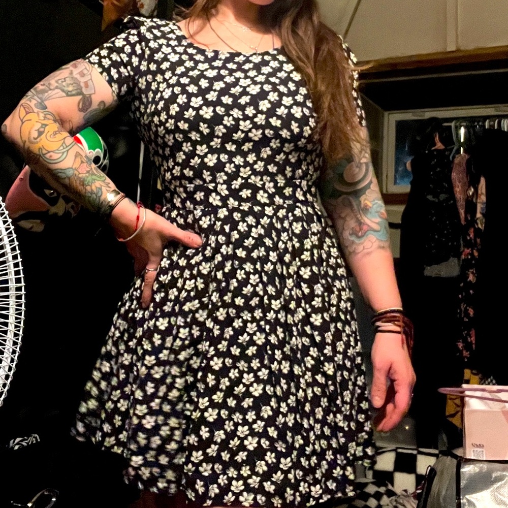 Vintage floral dress